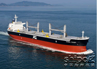 日本石川岛播磨联合海洋公司交付一艘5.6万吨级散货船