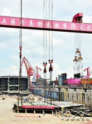 中船上海建首座自升式钻井平台 2014年完工交付