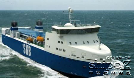 荷兰达门造船一艘核燃料运输船下水