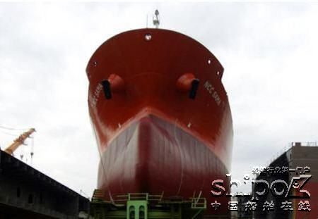 韩国SHINAsb船厂交付一艘4.5万吨化学品船