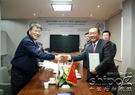 韩国Dae Sun船厂交付海丰国际一艘1100TEU集装箱船