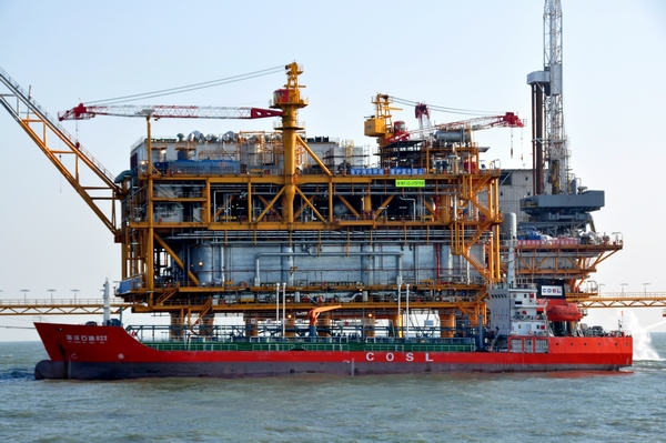 中海油渤中作业区3年实现安全输油550船