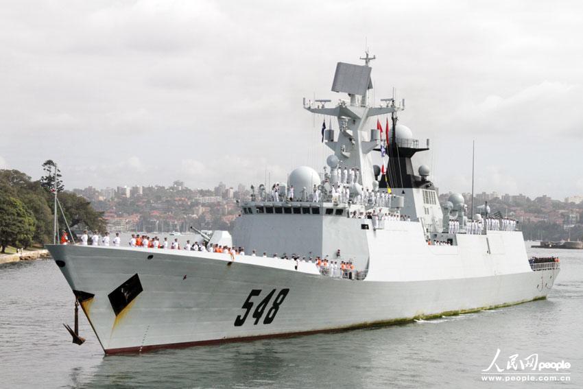 中国海军第十二批护航编队访问澳大利亚（高清）