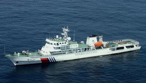 资料图：“海巡21”巡逻船是中国海事系统第一艘大型巡视船。
