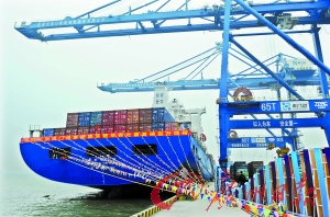 去年12月27日，虎门港吞吐量首破百万标箱。