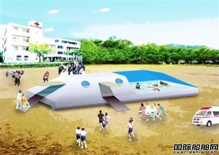 日本开发海啸避难浮船