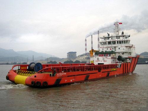 中国东南造船厂首制78米SK203顺利交船