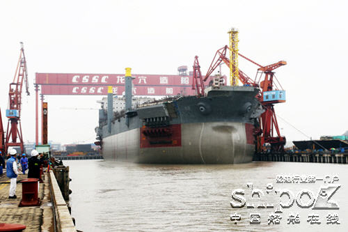 广船国际与中船澄西联合改装伊利亚贝拉号出坞