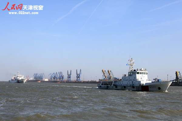 海事系统吨位最大巡视执法船首向天津市民开放