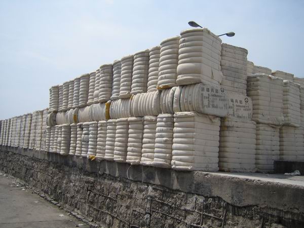 Zhang Jiagang Cotton Stockpile Continues Increasing