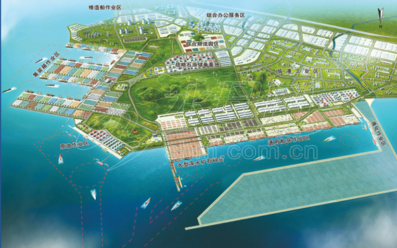 烟台西港区打造世界顶级码头 输油管道直通淄博