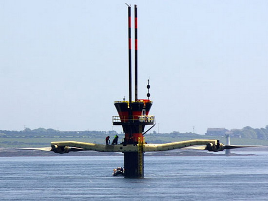 我首座海上漂浮式立轴潮流能示范电站建成