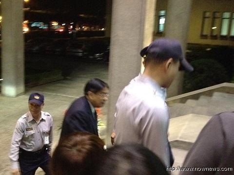 白熙礼抵台湾地区外事部门，全程沉默并未说明立场。图片来源：台湾今日新闻网