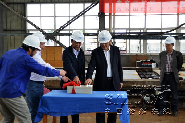 紫金山船厂江北厂2艘1750T级甲板驳开工建造