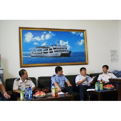 河北海事局副局长李世新到视察旅游船艇监管工作