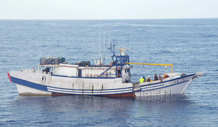 日本抓扣一艘台湾渔船 船上7人遭捕（图）