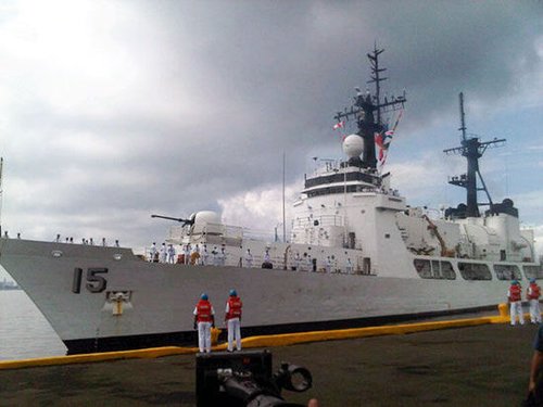 菲海岸警卫队称在宿务海域拦截一艘中国货船