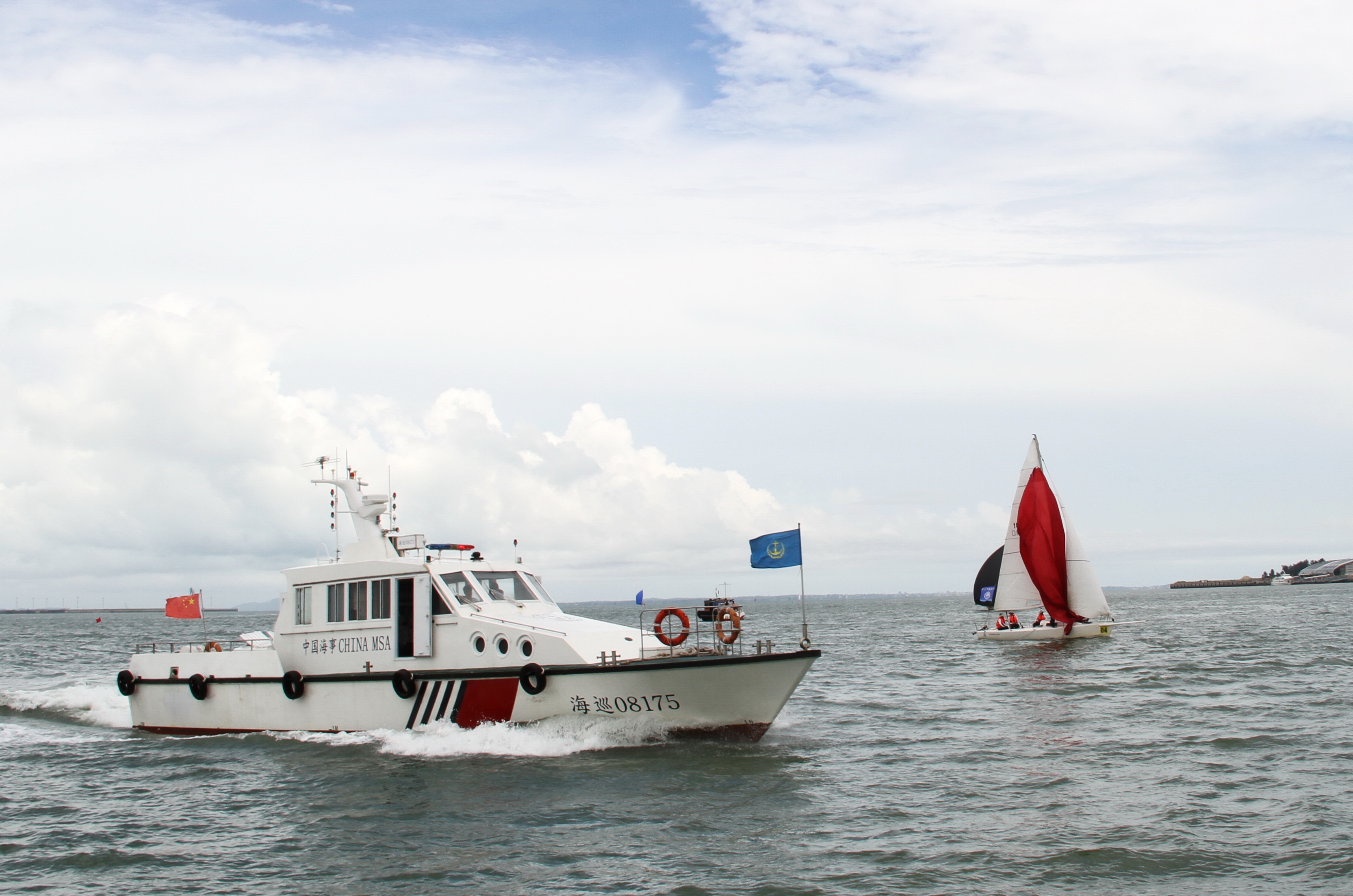 厦门海事局完成海峡两岸高校帆船赛安全保障