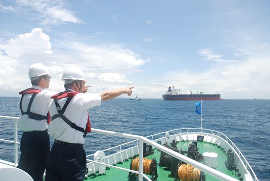 茂名海事部门开展海上联合执法大巡航行动
