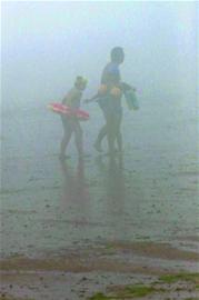 青岛海域因大雾封航300余艘船舶被滞留(图）
