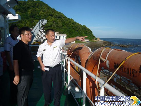 部海事局督查组在汕头检查指导渡口渡船工作