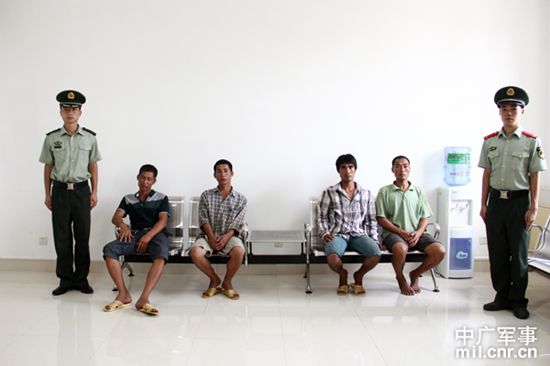 广西海警查获一起越南人非法入境案件 