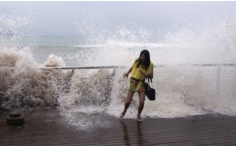 Typhoon Hits Southeastern China, Disrupting Flights, Shipping