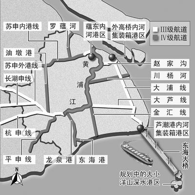 上海内河首条“水上高速公路”建成(图)