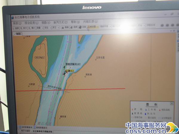 黄石海事运用电子巡航 加强桥水域通航秩序管理