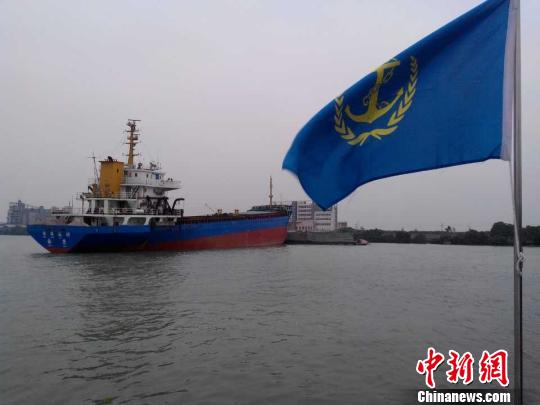 广东江门西江下游百顷头水域附近发生撞船事故(图)