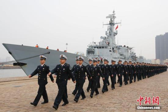 中国海军成立65周年 多国海上联合演习今起展开