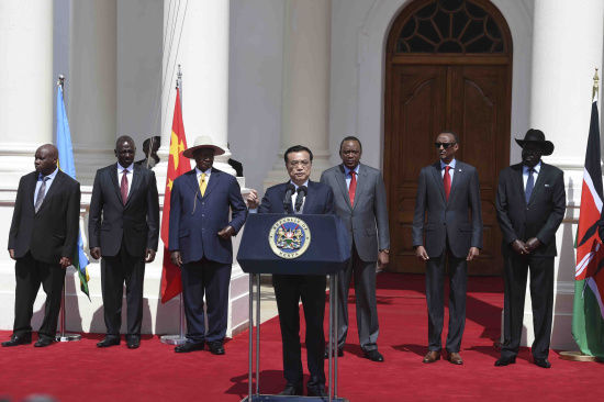 中国国务院总理李克强对记者说，协议仅是中国与东非国家相关合作的开始。