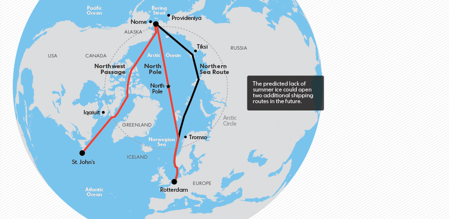 Global warming could help Arctic shipping