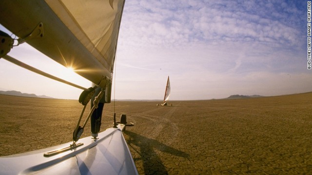 Over 170 "sailors" from 15 countries converged on the spectacular dried lake-bed of Smith Creek for this year\'s competition. 