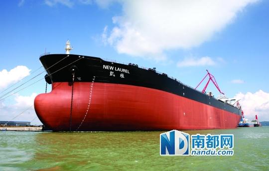 China’s largest oil tanker delivered with the load displacement as 7 “Liaoning”