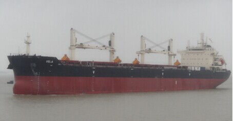 新韩通64000吨散货轮HT64-107试航归来