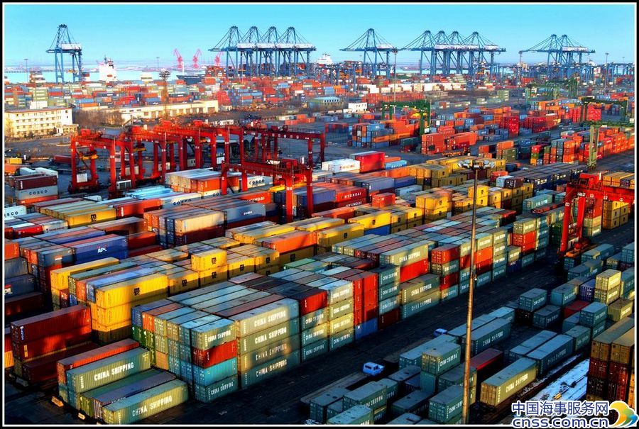 天津港3年跻身全球10大集装箱港 吞吐量超1400万
