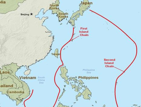 中国战争时冲出第一岛链仍然存在问题
