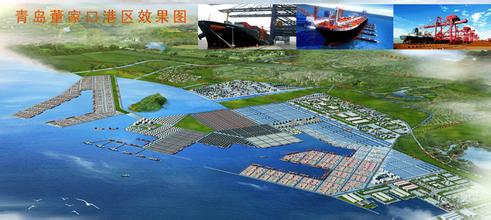 董家口港区加快建设 今年将迈入亿吨大港行列