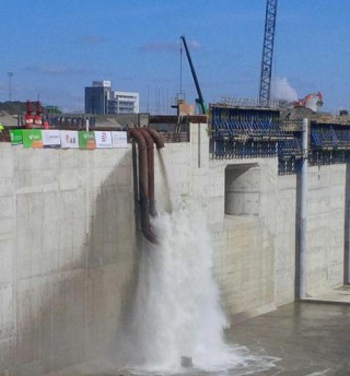 Filling of World’s Largest Lock Begins