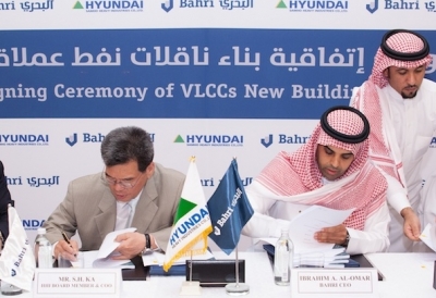 Bahri inks order for five VLCCs, plus five options at Hyundai Samho
