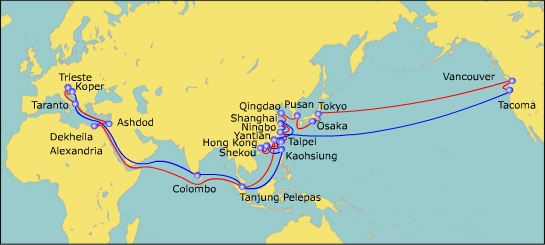 比雷埃夫斯港成为长荣在地中海地区主要枢纽港口