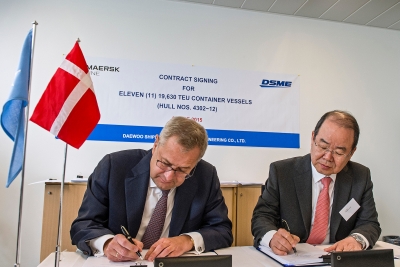 Maersk Line orders 11 Triple-E ships at DSME for $1.8bn