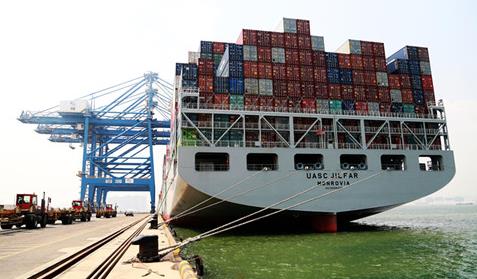 大连港启动欧洲至日本批量集装箱中转业务