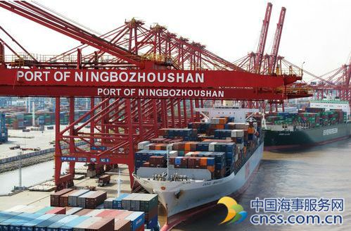 六月份宁波-舟山港货物吞吐量同比增6.8%