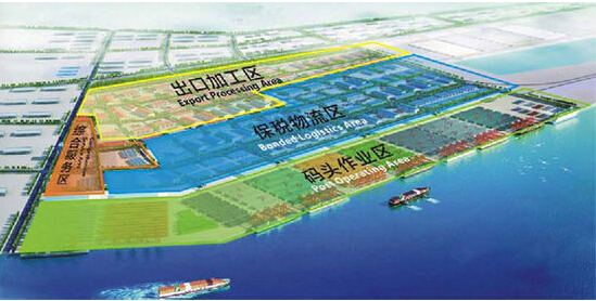 物流基地形成港口经济圈内核集聚地