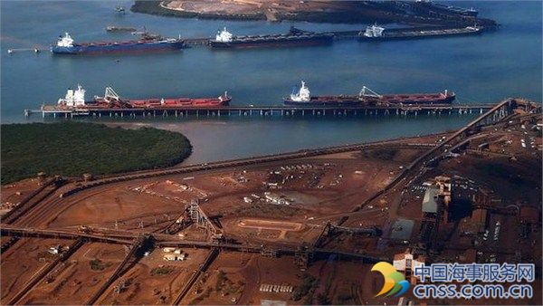 8月份黑德兰港向中国出口铁矿石再创历史新高