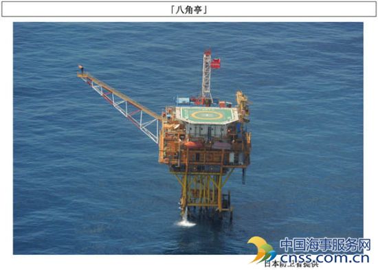 日本公布中国油气田设施新图:4处建成12处在建