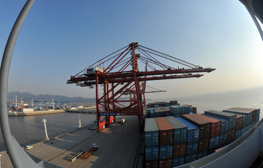 舟山大浦口码头吞吐量同比增长2.06%