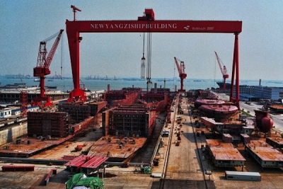 China to have 30 shipbuilders with no more than 60m dwt yard capacity: Yangzijiang